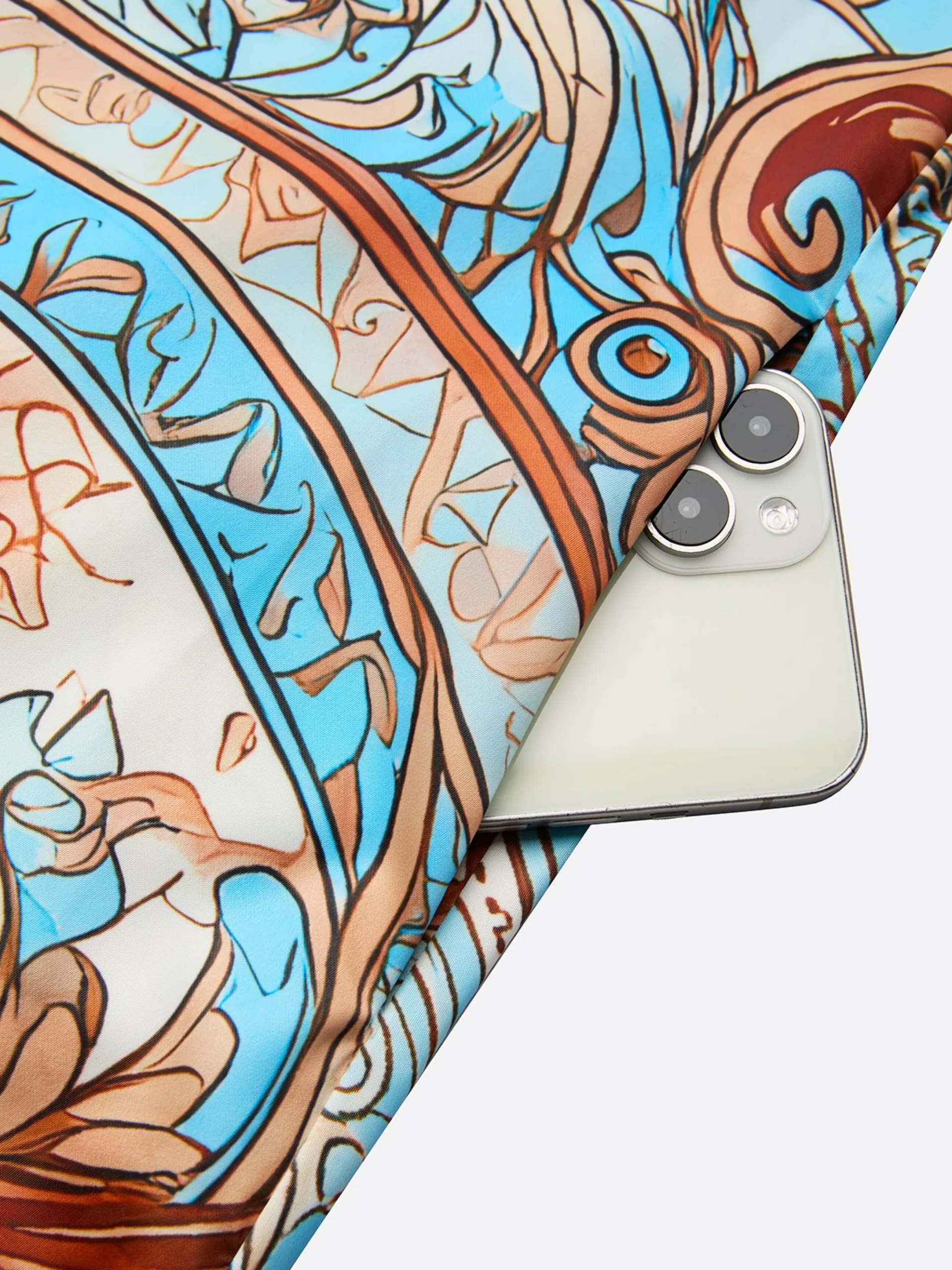 Casual Abstract Print Relaxed Maxi Shirt Dress