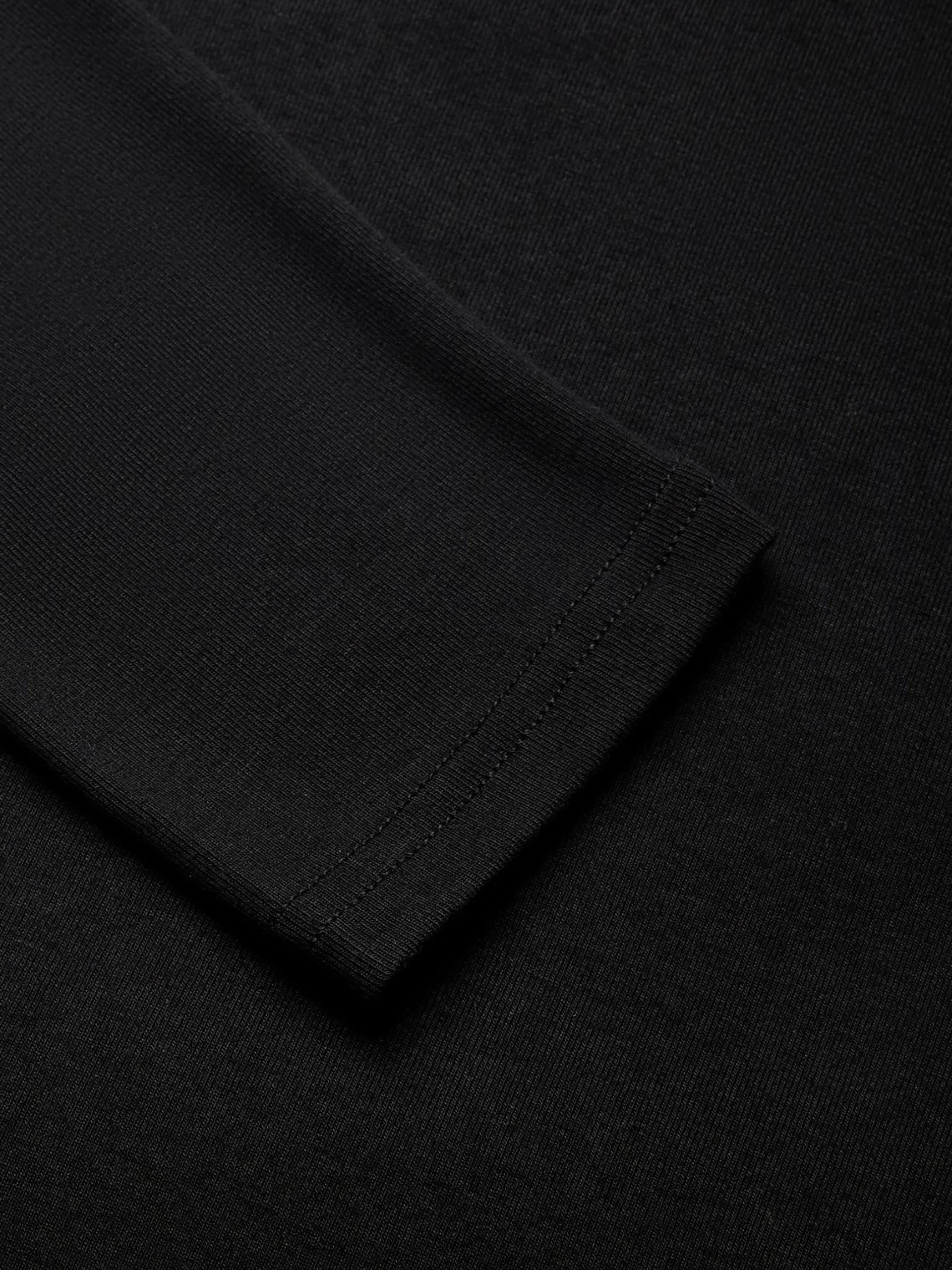 Casual Color-Block Turtleneck Tee