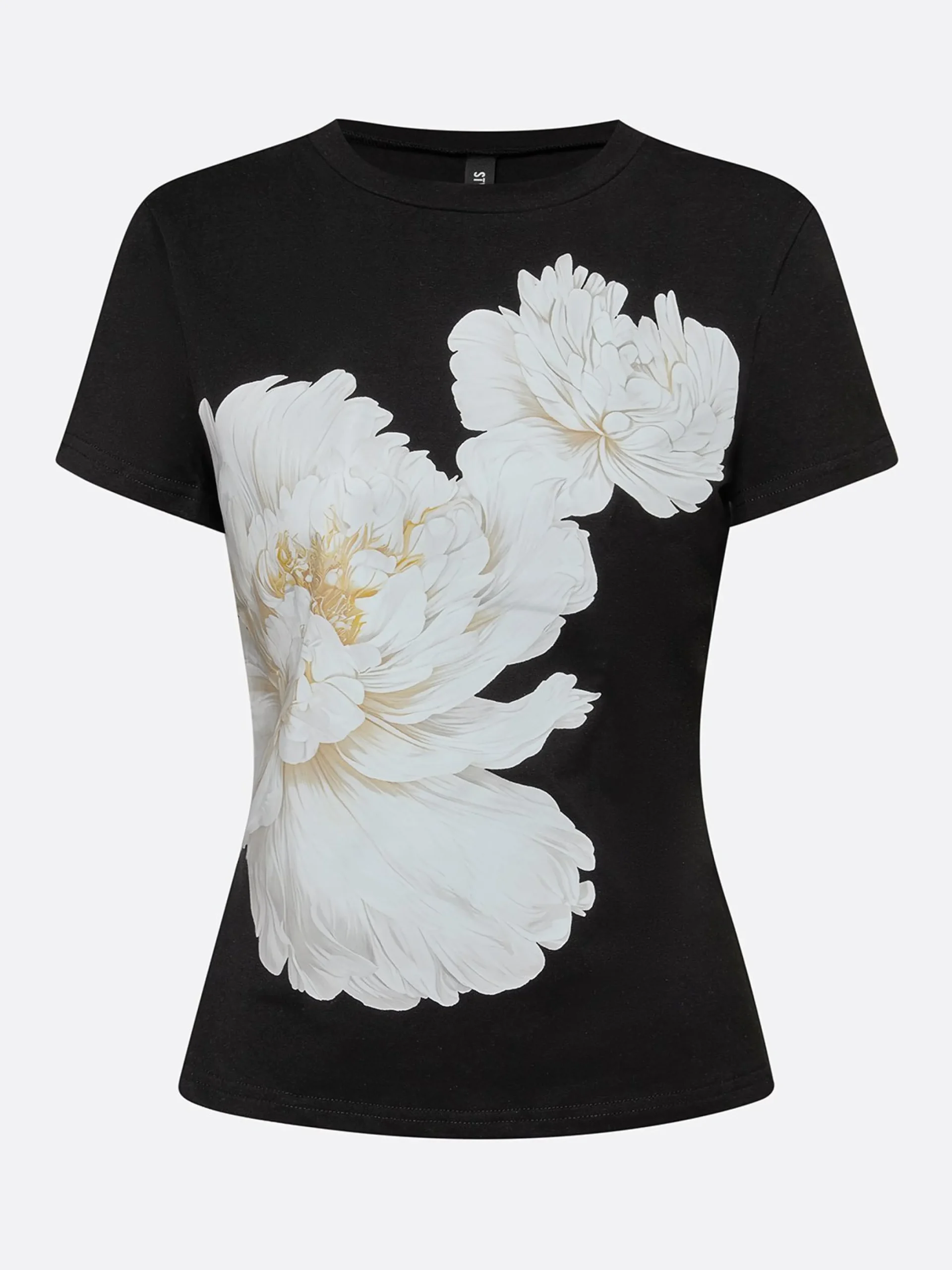 Casual Floral Slim Fit Graphic T-Shirt