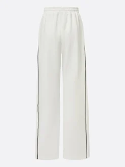 Casual High Waist Wide Leg Pants Color Block H-Line Daily Trousers