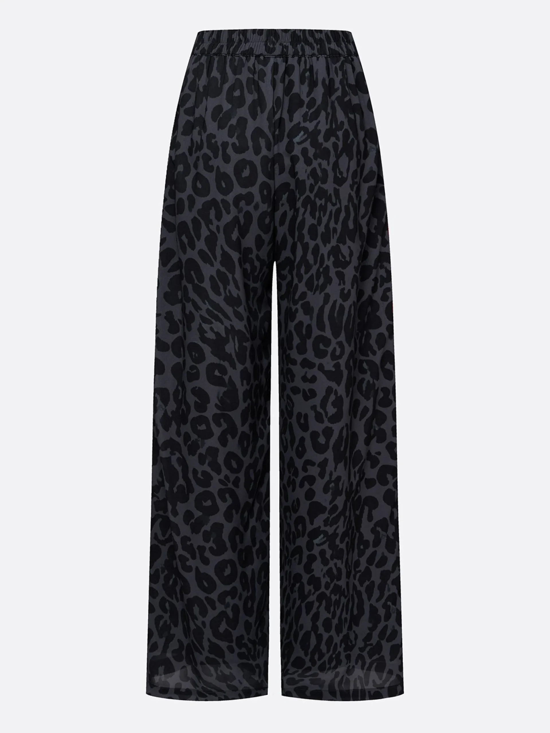 Casual Leopard Printing Wide Leg Pants