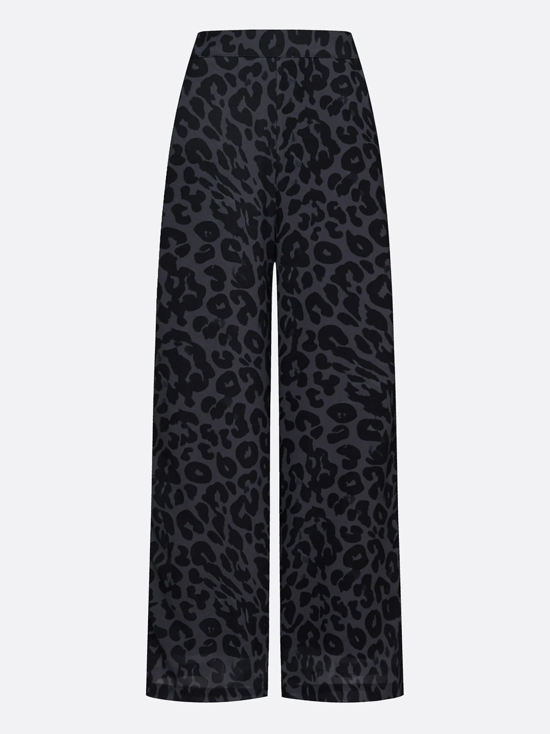 Casual Leopard Printing Wide Leg Pants