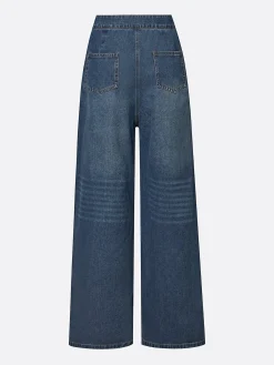 Casual Long Straight Pants H-Line Zipper Regular Fit Daily