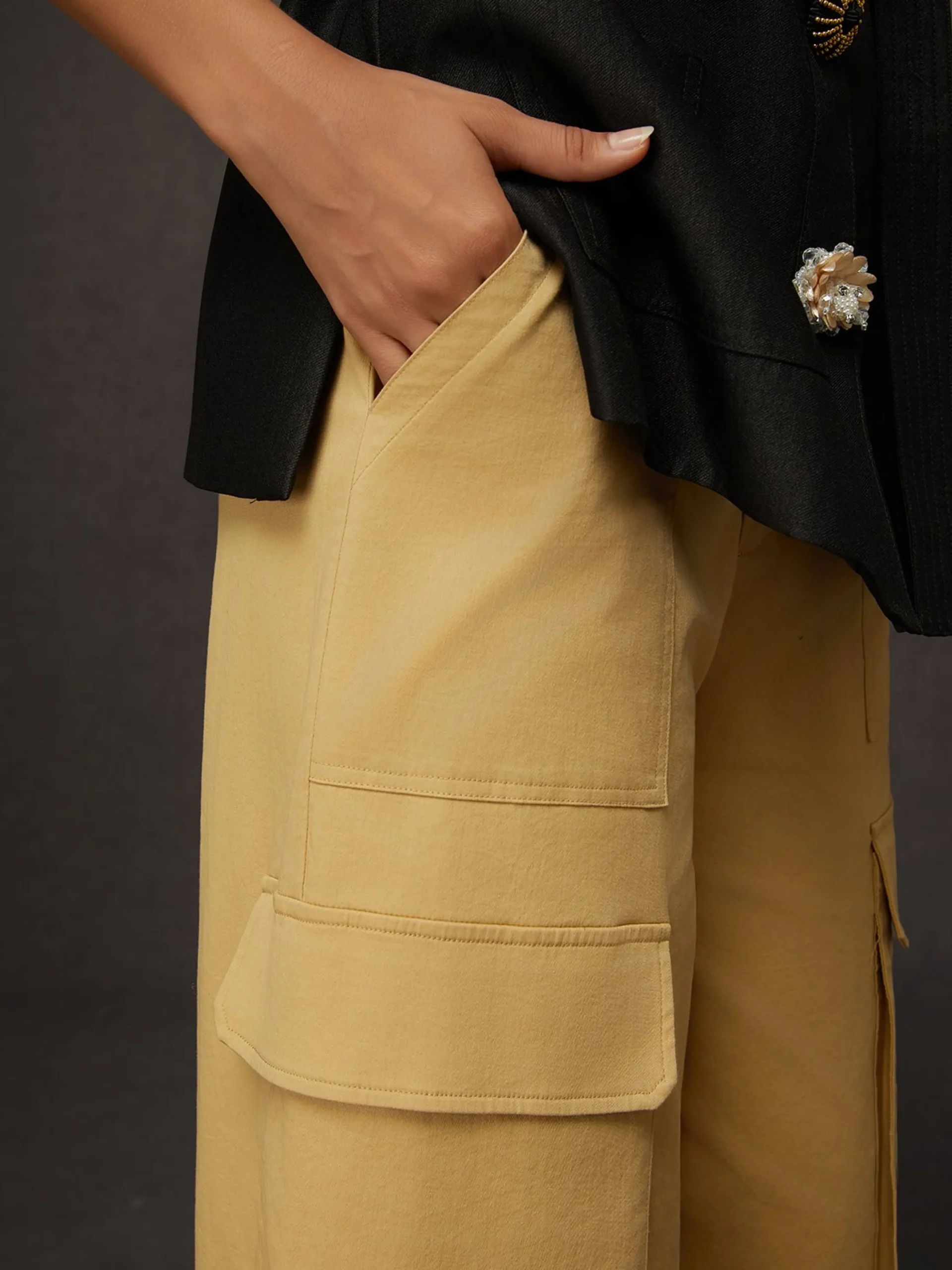 Casual Pockets Cargo Pants