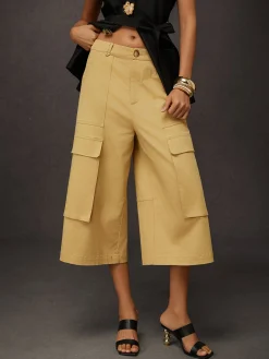 Casual Pockets Cargo Pants
