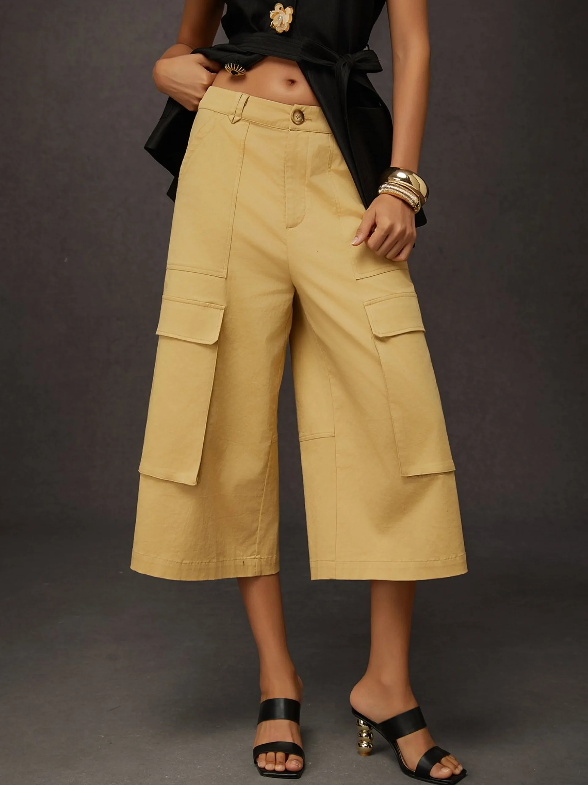 Casual Pockets Cargo Pants