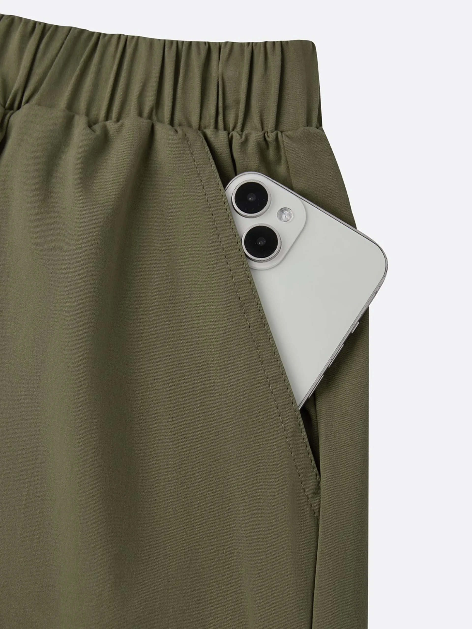 Casual Solid Relaxed Cargo Pants