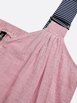 Casual Striped Loosen Overall Jumpsuit