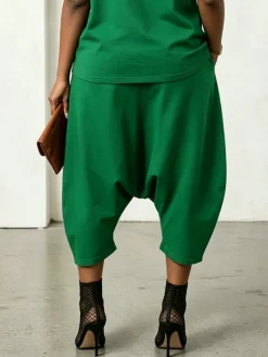 Casual Text Letters Harem Pants