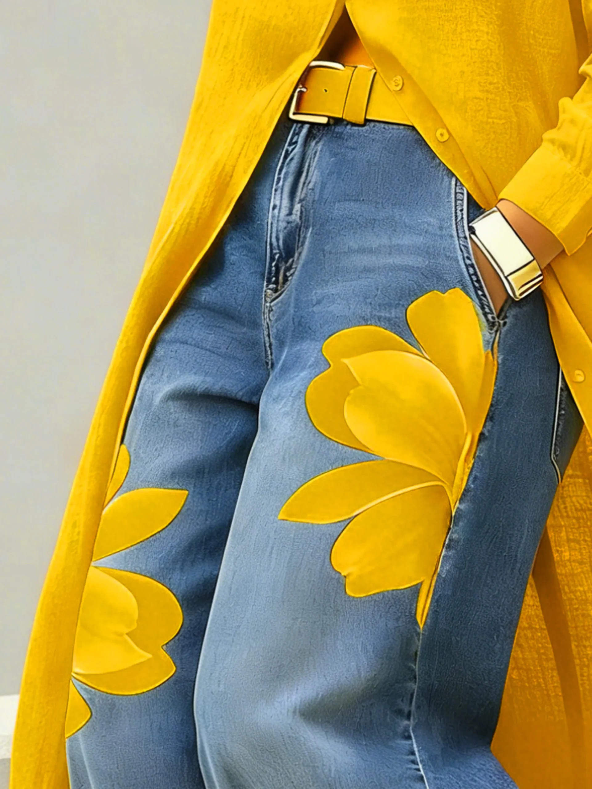 Casual Zipper Loose Bloomers Ankle Pants O-Line Daily Trousers
