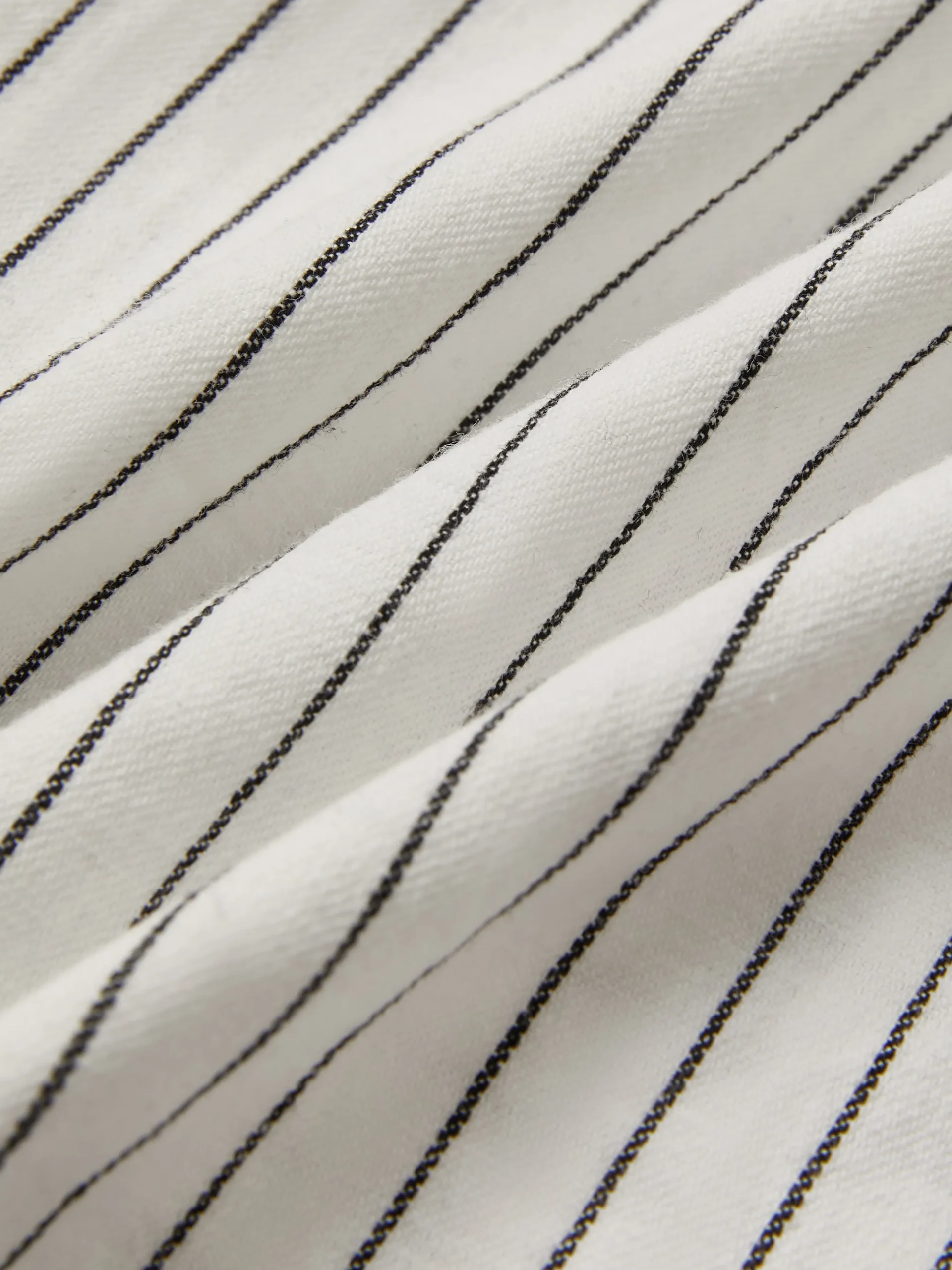 Cotton Crew Neck Striped Urban Blouse With Belt