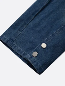 Denim Buttoned Casual Jeans
