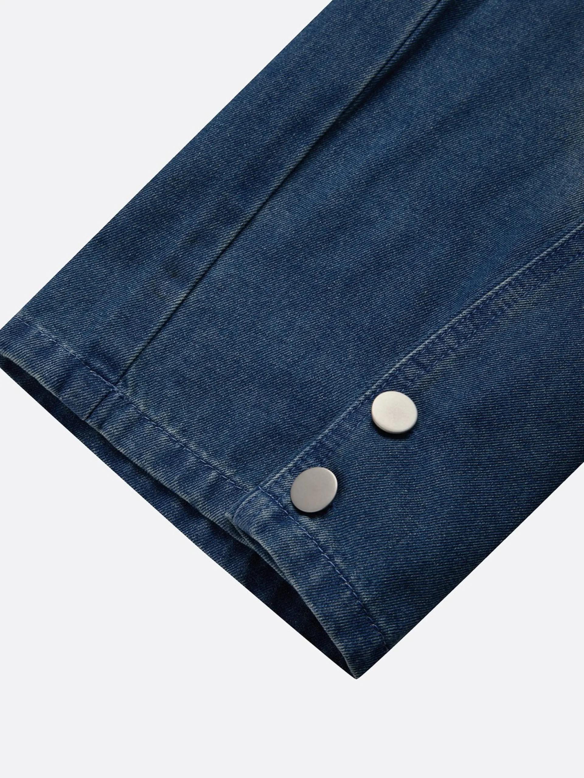 Denim Buttoned Casual Jeans