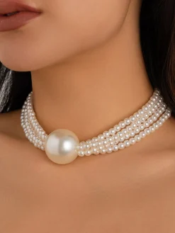 Elegant Beaded Multi-layer Necklace