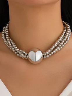 Elegant Beaded Multi-layer Necklace