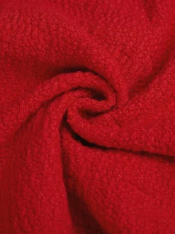 Elegant Color Block Webbing Mock Neck Sweater Cardigan