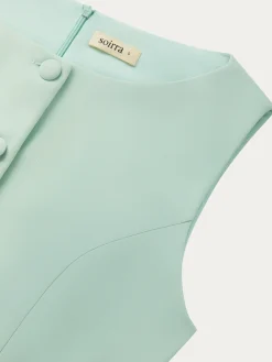 Elegant Crew Neck Dress With No