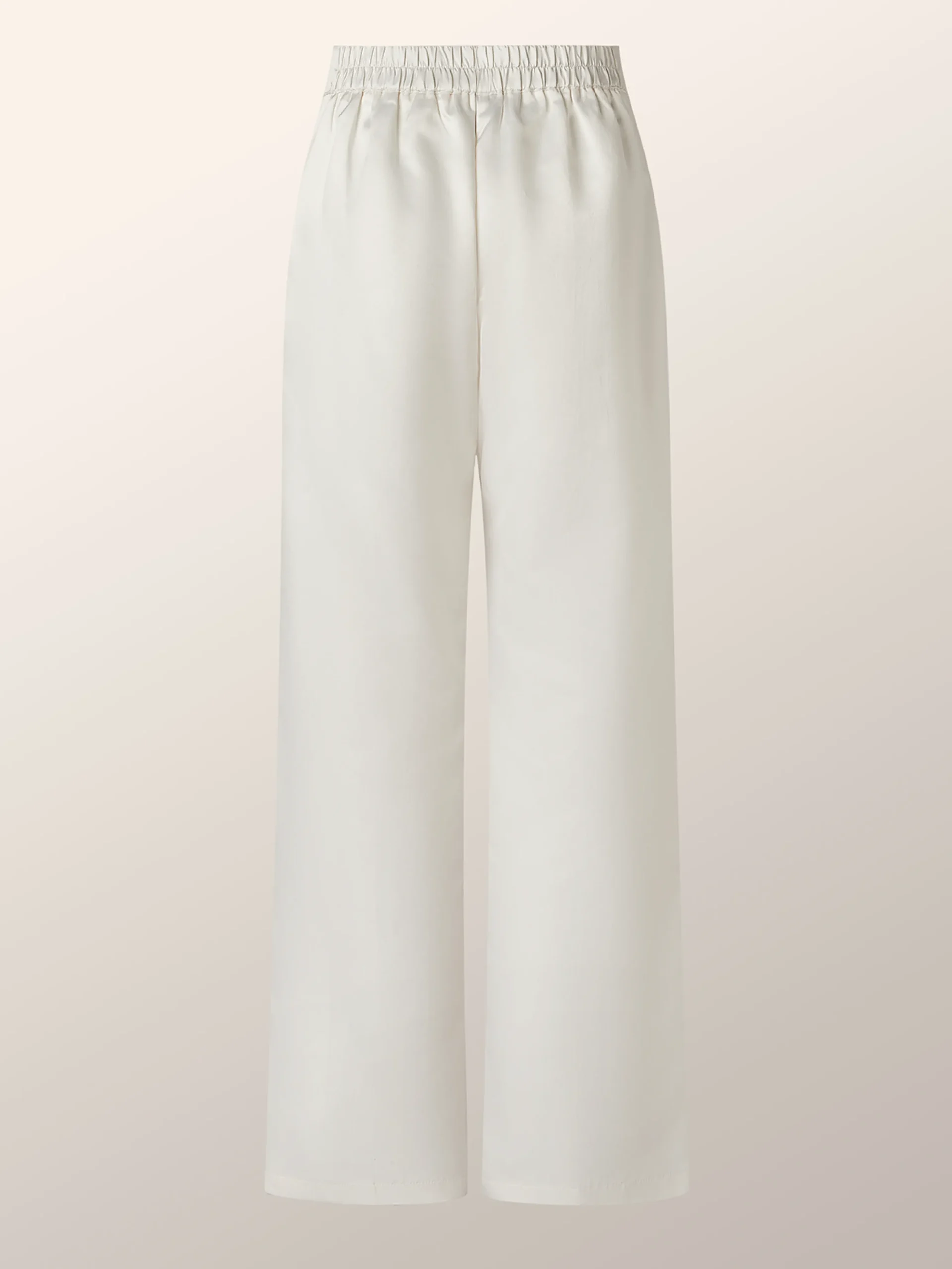Elegant Luxury Satin Floral Straight-Leg Pants