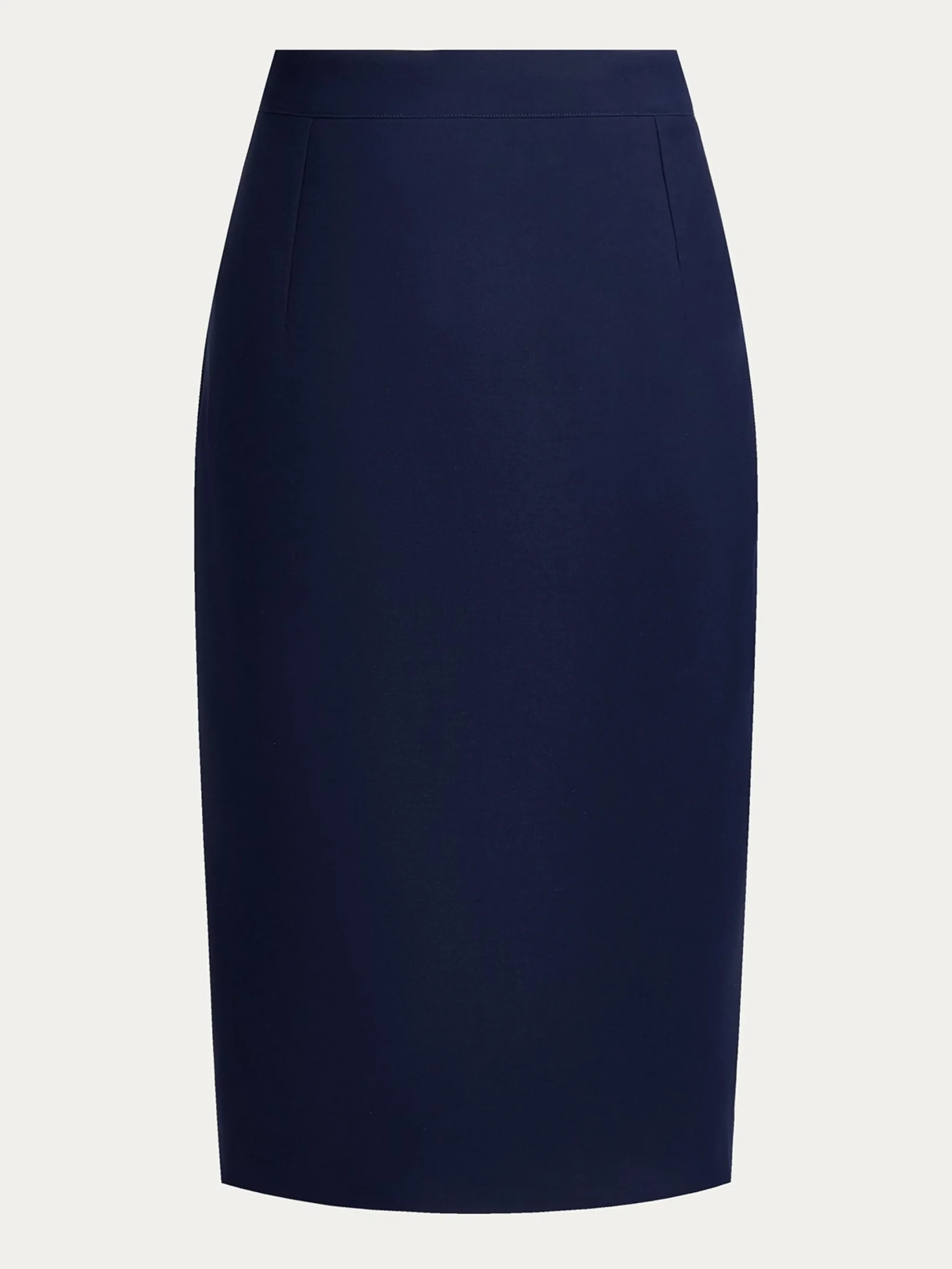 Elegant Plain Knee Length Skirt