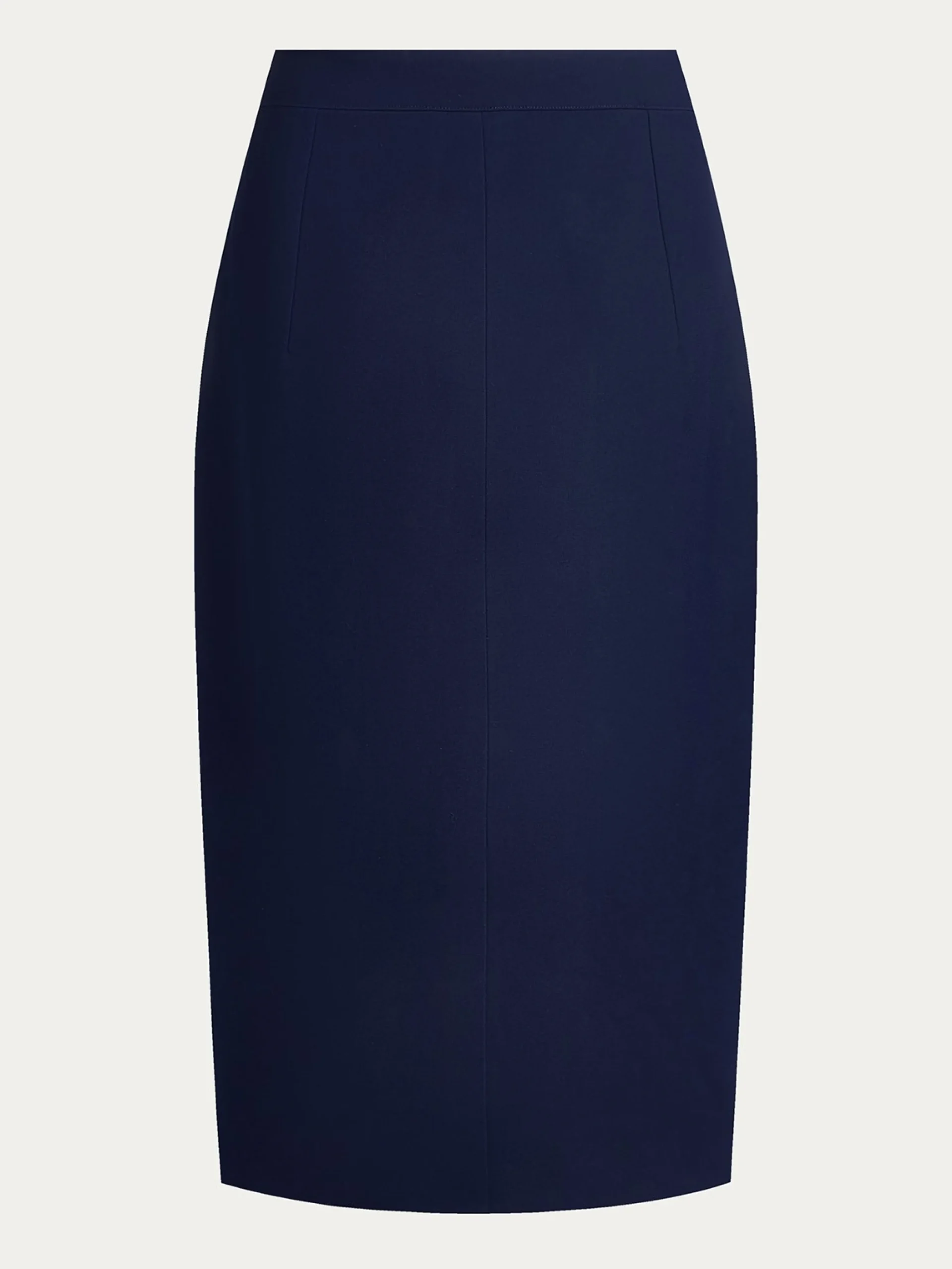 Elegant Plain Knee Length Skirt