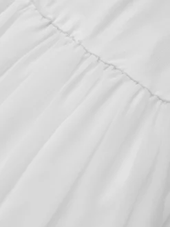 Elegant Plain Pleated Cowl Neck Midi Dress