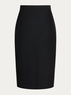 Elegant Plain Regular Fit Skirt