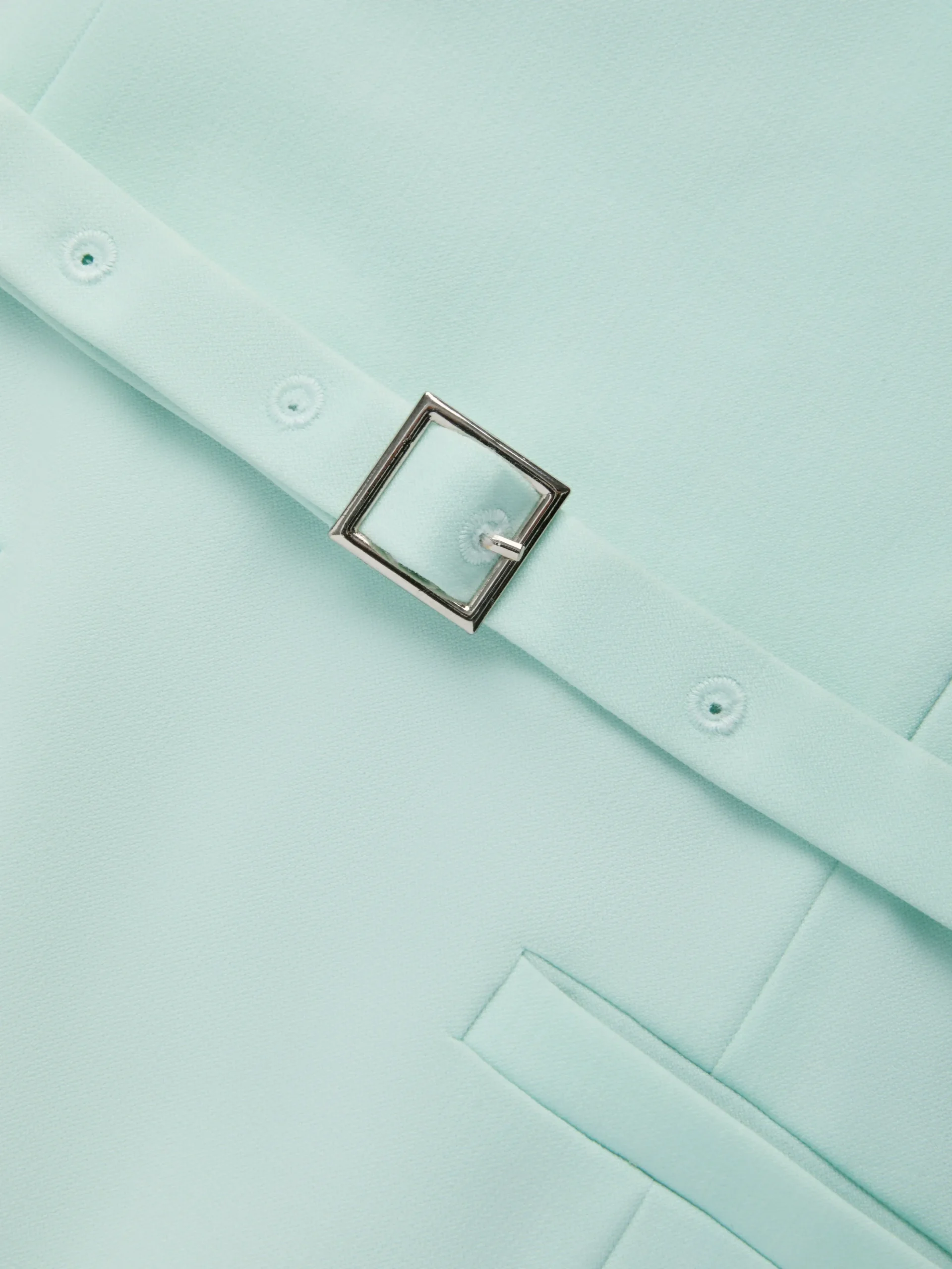 Elegant Plain Regular Sleeve Lapel Collar Midi Dress Belt