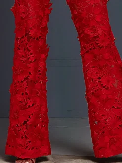Elegant Plain Straight Pants