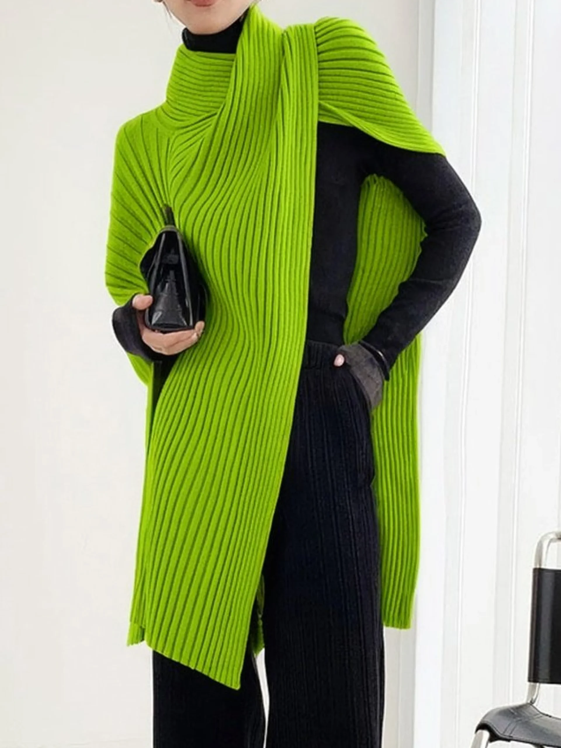 Loose Urban Asymmetrical Sweater