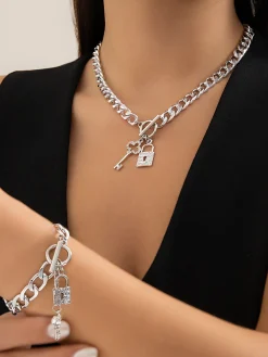 Personalized necklace and bracelet set