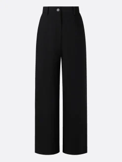 Pocket Urban Plain Tailored Pants