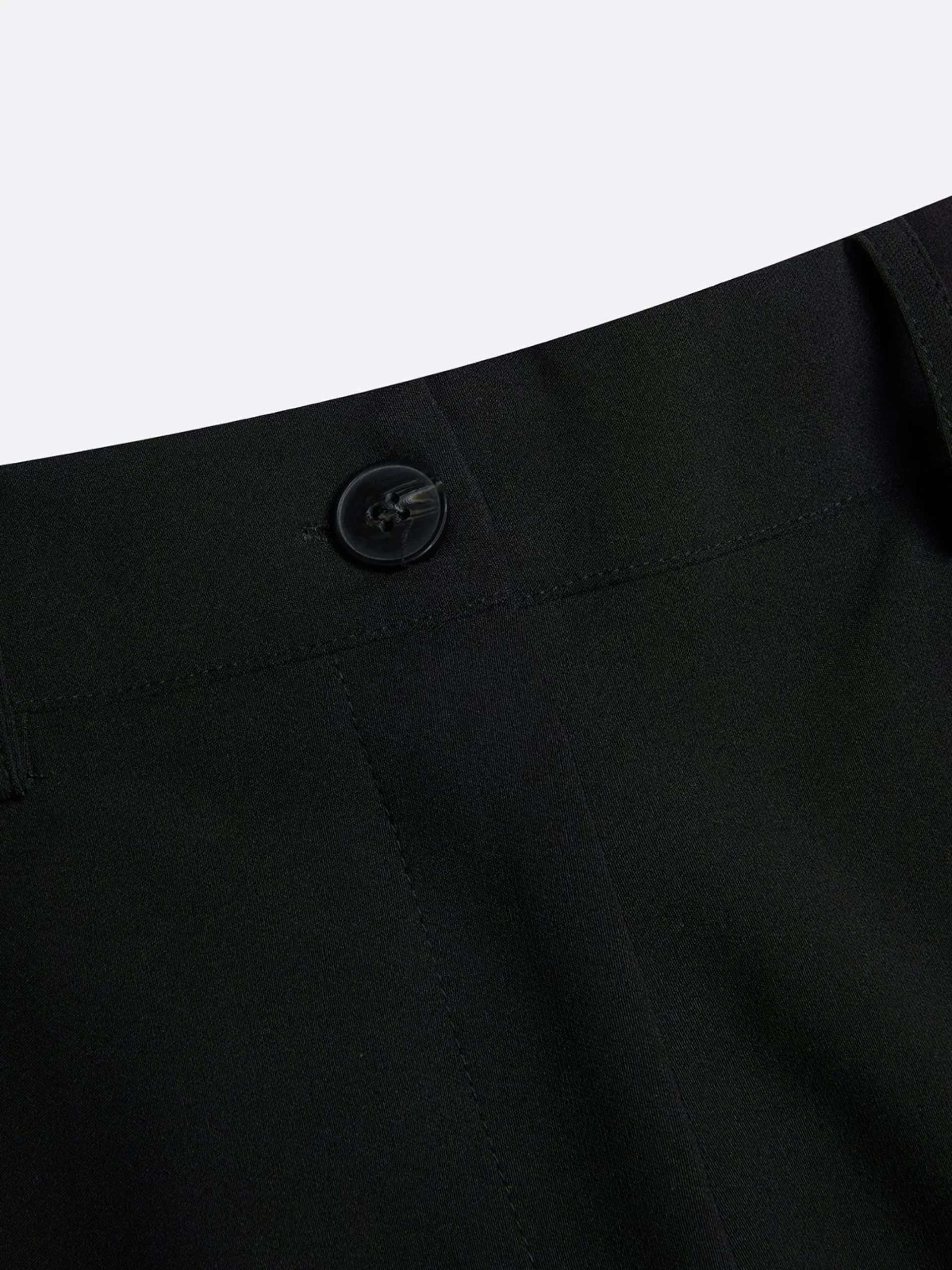 Pocket Urban Plain Tailored Pants