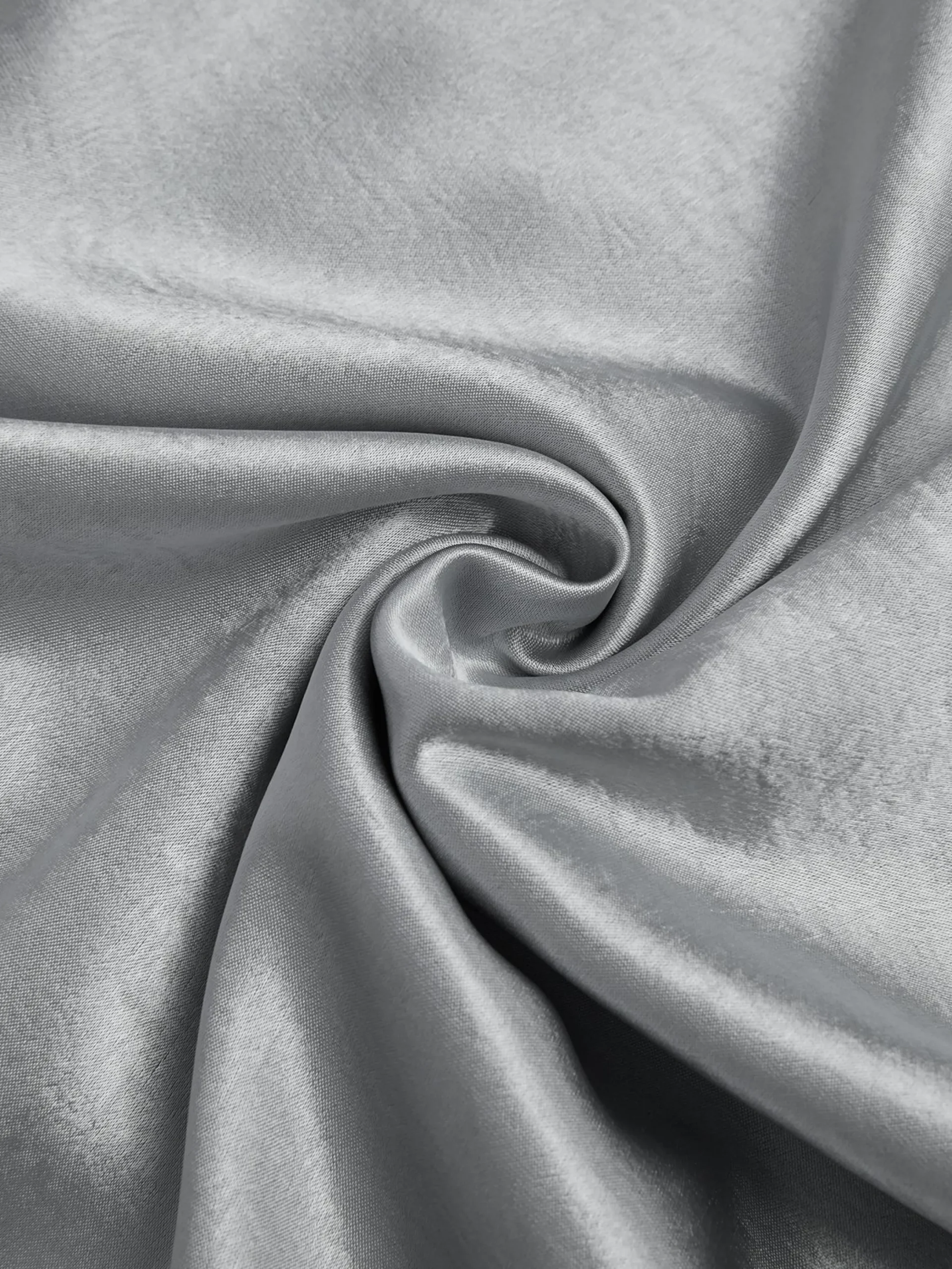 Satin Urban Plain Split Joint Polo Collar Blouse