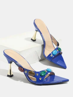 Stiletto Heel Pvc Flat