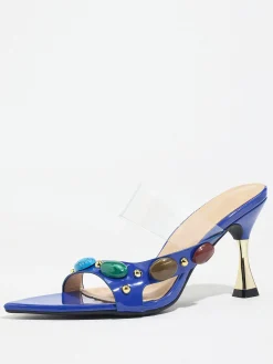 Stiletto Heel Pvc Flat