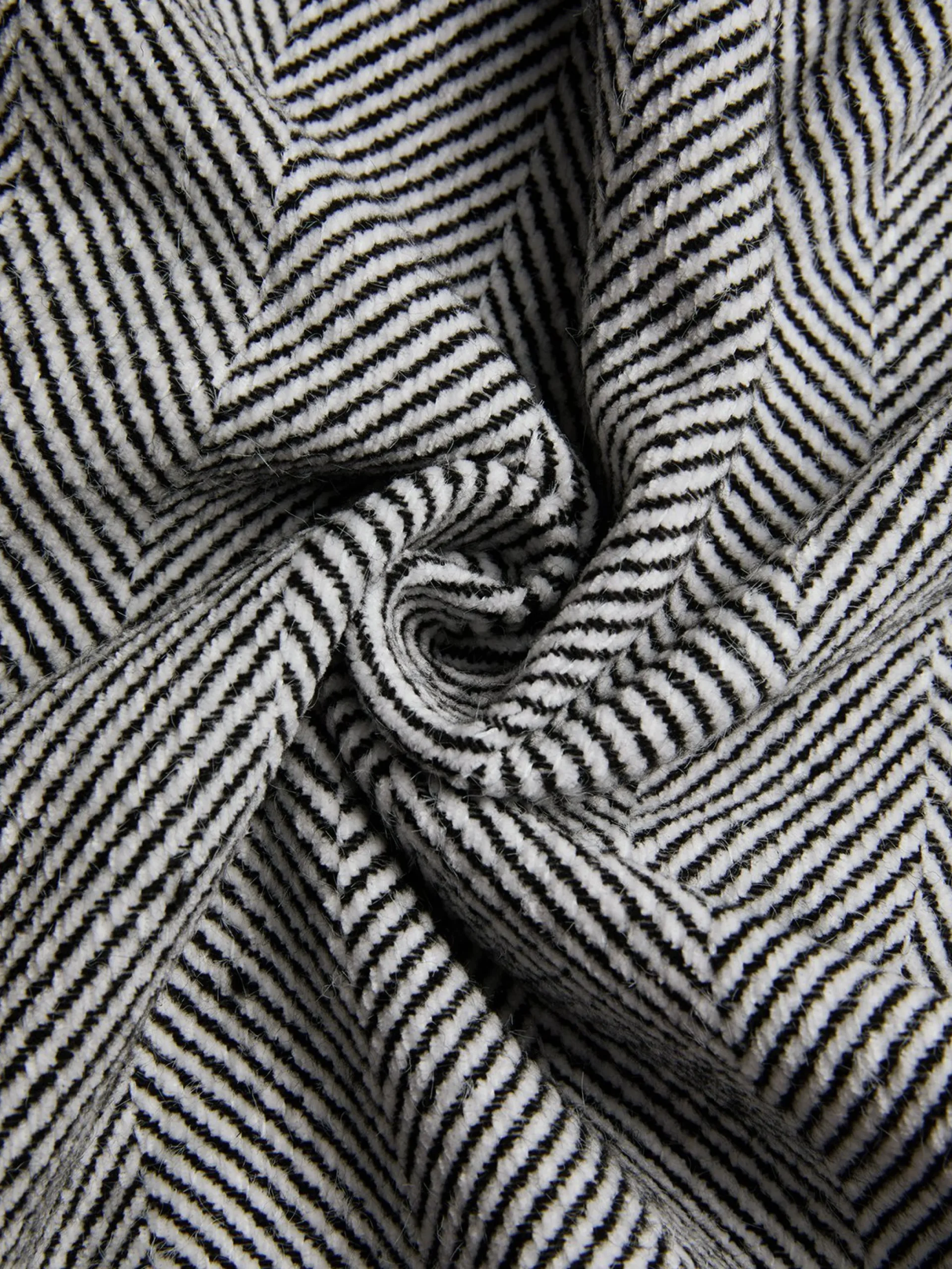 Urban Buttoned Herringbone Cross Neck Vest