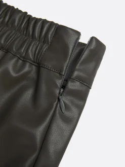 Urban Classic Wide-Leg Faux Leather Pants