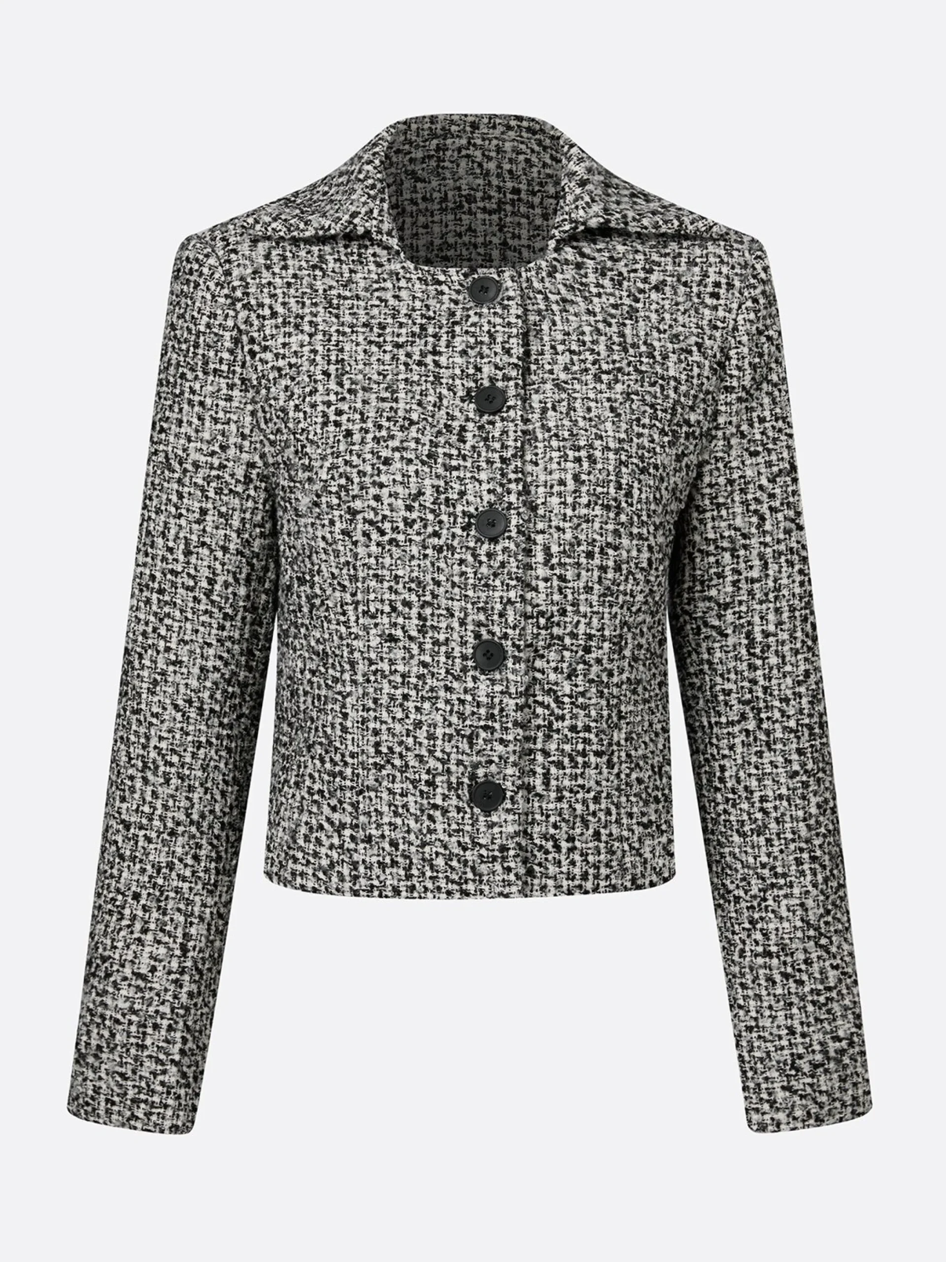 Urban Color Block Shawl Collar Jacket