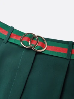 Urban Color Block Straight Pants
