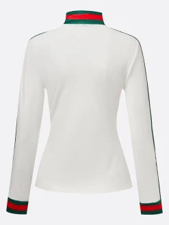 Urban Color Block Turtleneck T-shirt