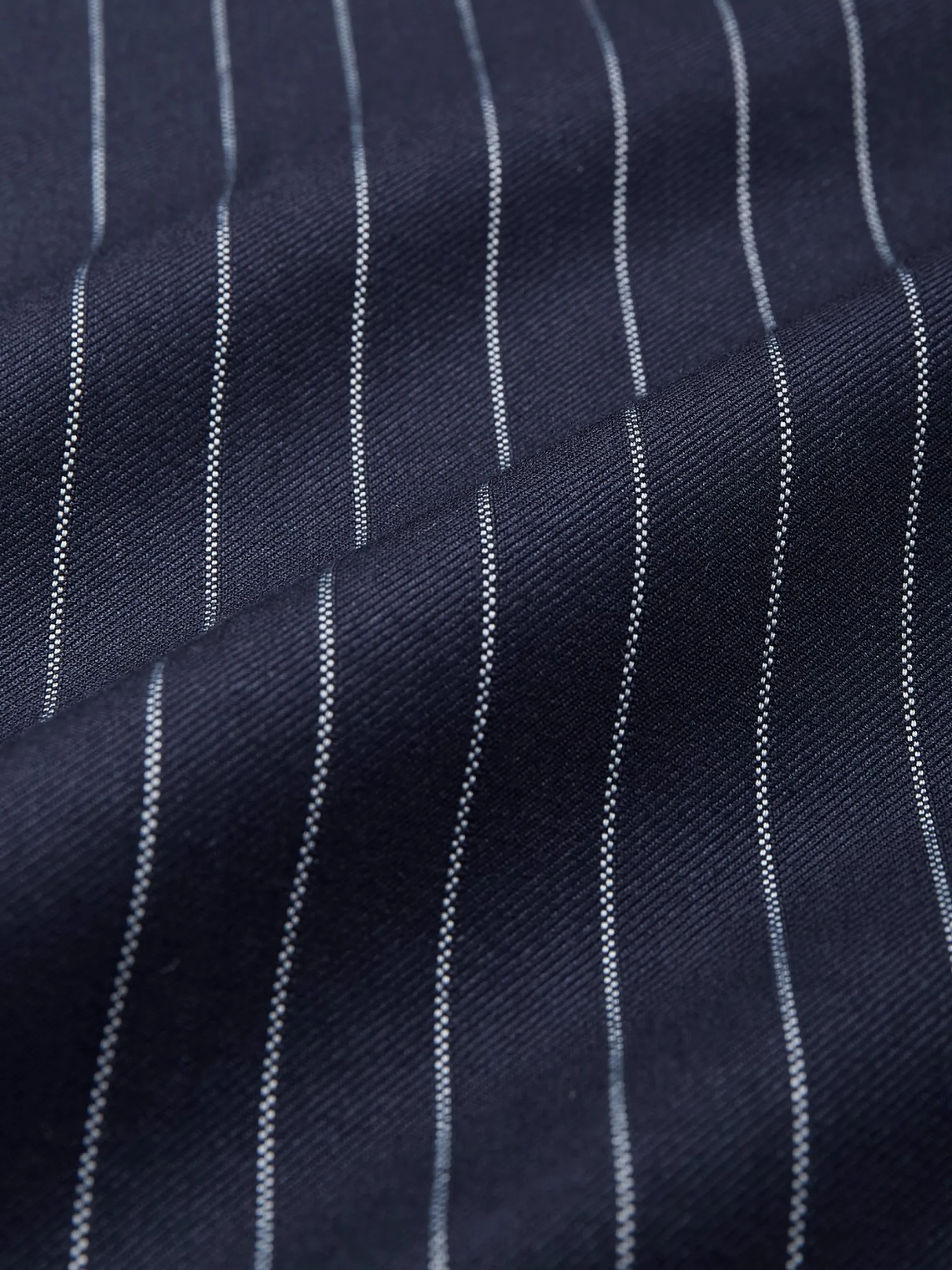 Urban Double Breasted Striped Lapel Collar Blazer