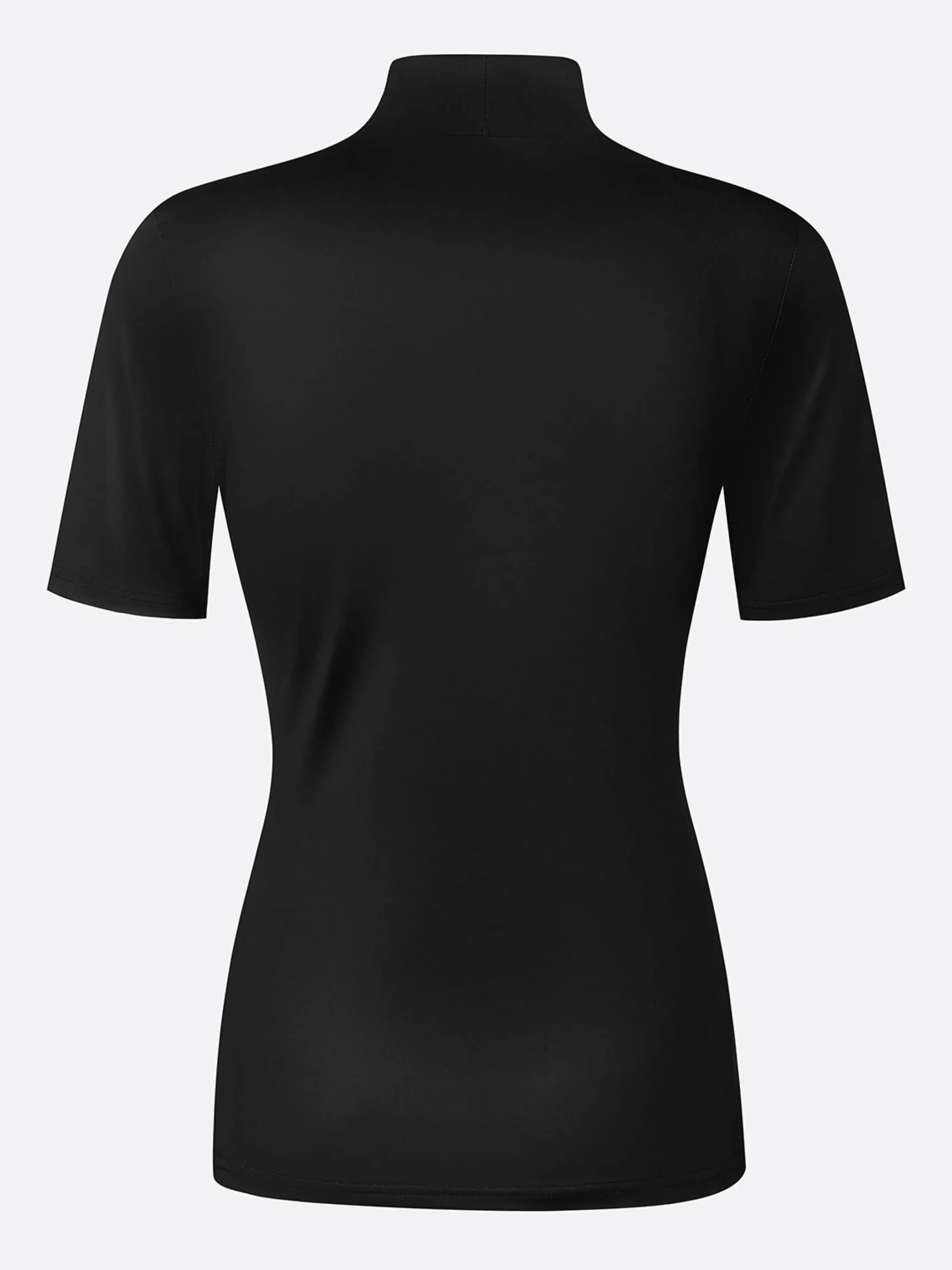 Urban Floral Printing Stand Collar T-shirt