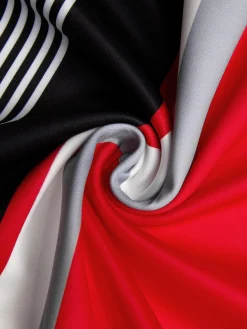 Urban Geometric Relaxed Fit Hoodie