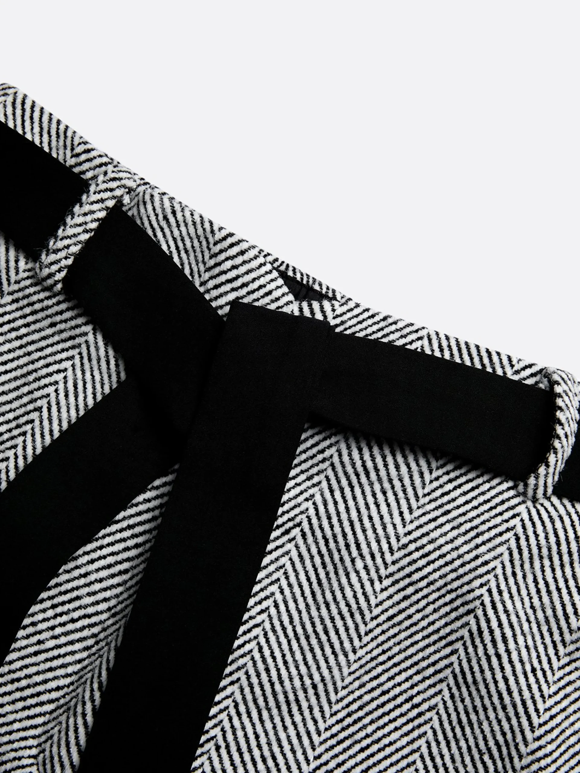 Urban Herringbone Overall Bib Pants