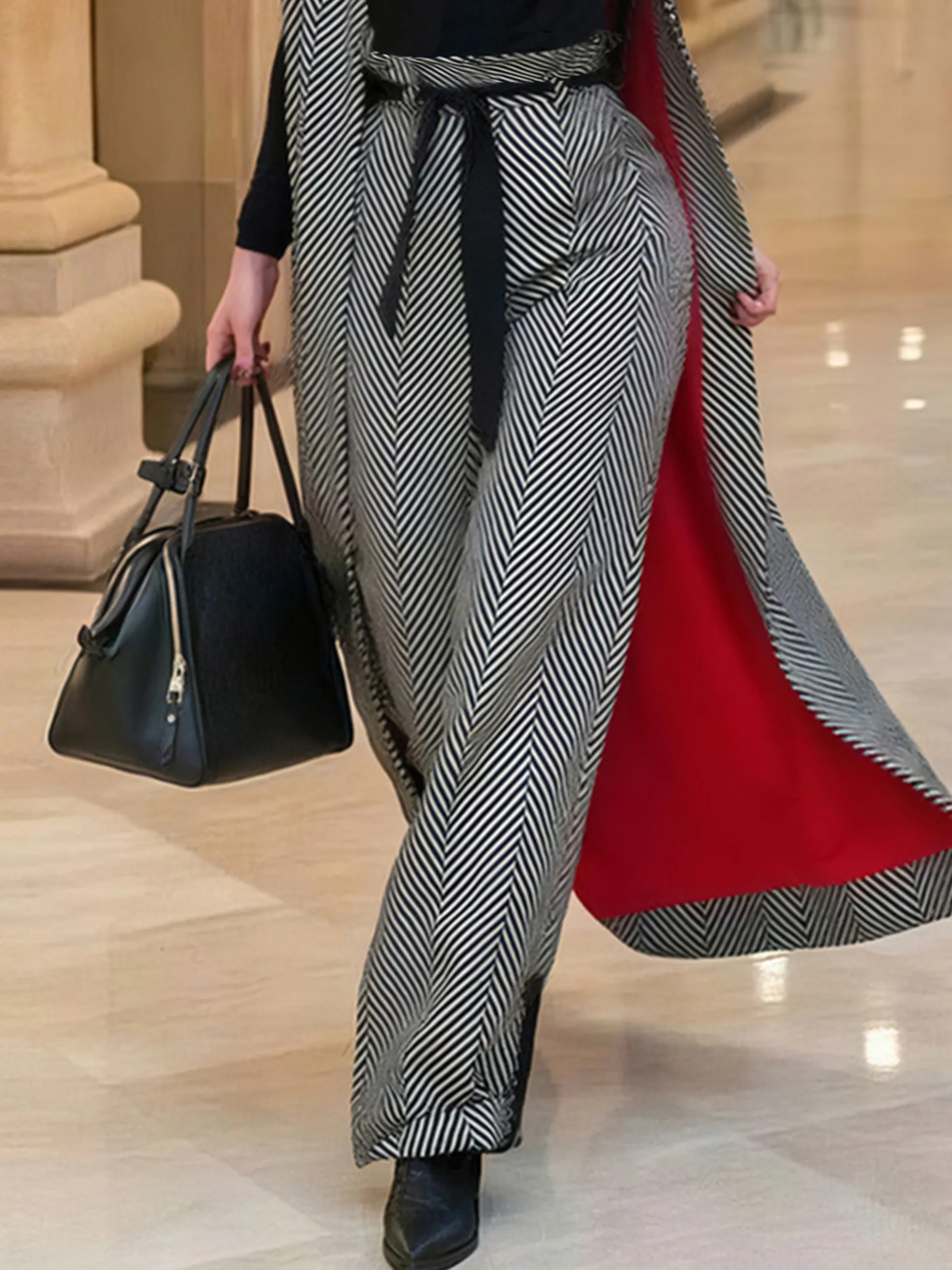 Urban Herringbone Overall Bib Pants