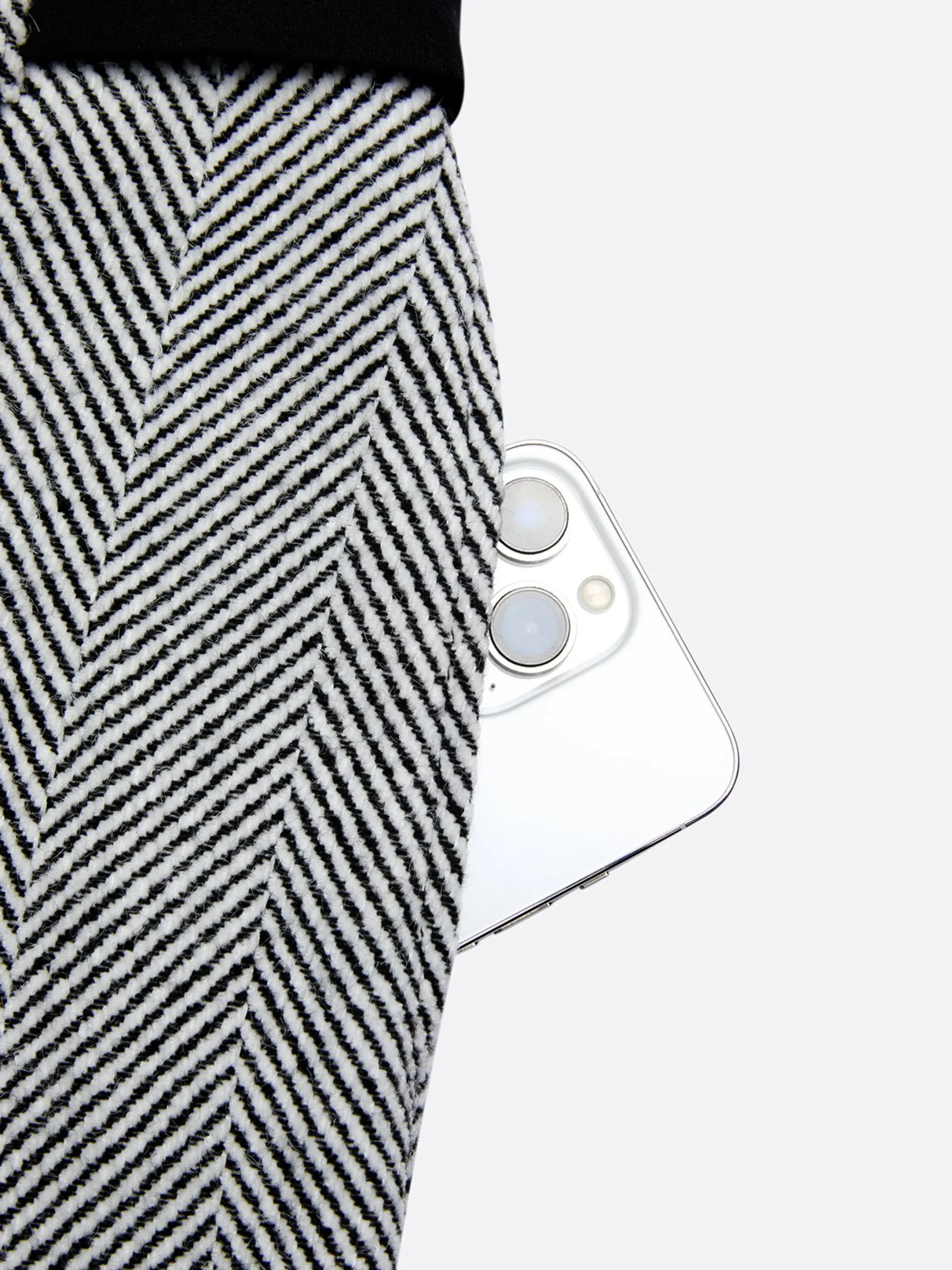 Urban Herringbone Overall Bib Pants