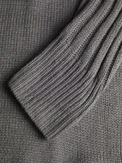 Urban Minimalist Turtleneck Puff Sleeve Sweater