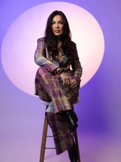 Urban Multi-Plaid Straight-Leg Pants