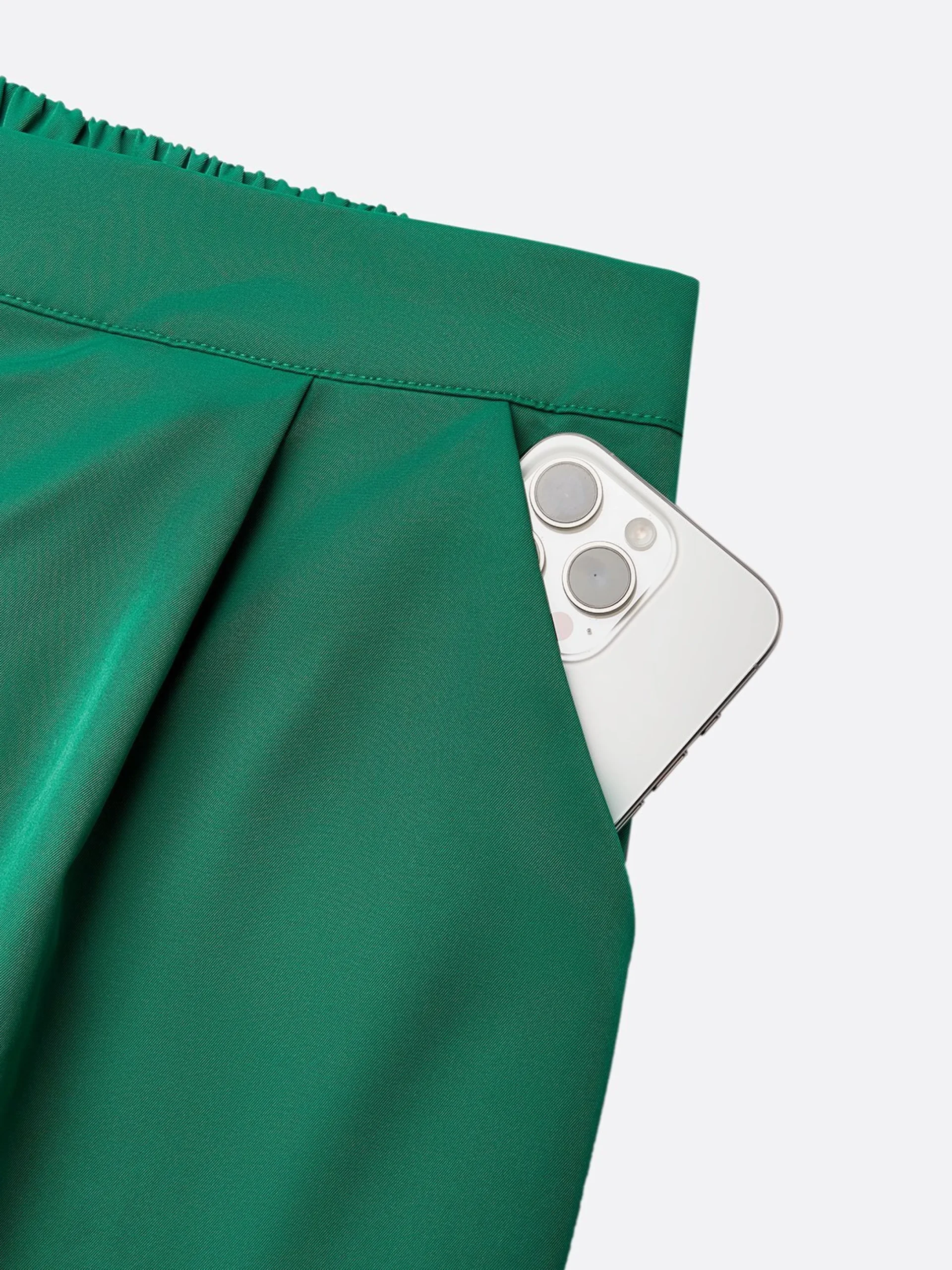 Urban Plain Buttoned Fashion Pants