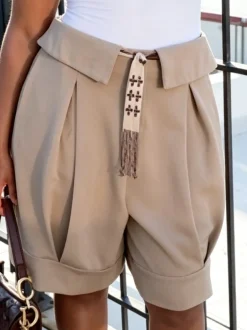 Urban Plain Harem Pants Shorts